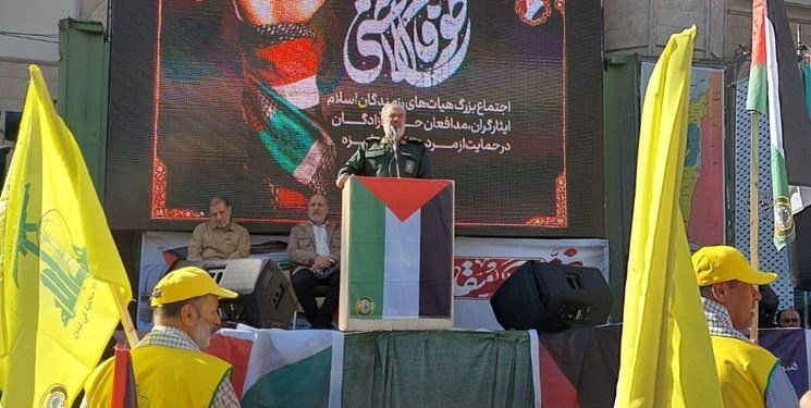 سردار فردوی: بیش از ۹۰ درصد مردم کشور‌های دنیا طرف فلسطین هستند